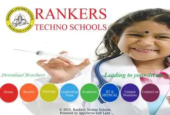 Rankerstechnoschools.com(Rankers Techno School) Screenshot