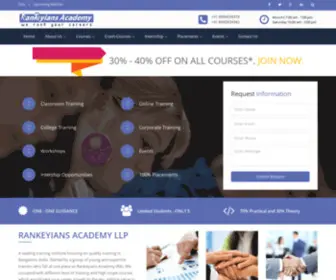 Rankeyiansacademy.com(Best Training Institute in BTM Layout) Screenshot