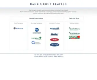 Rankgroup.co.nz(Rank Group Limited) Screenshot