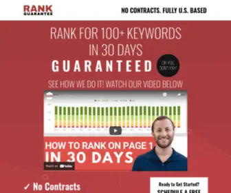 Rankguarantee.com(Rank for 100) Screenshot