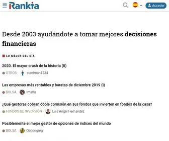 Rankia.com(Comunidad financiera) Screenshot