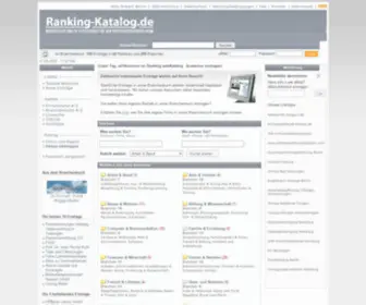 Ranking-Katalog.de(Willkommen bei Ranking webKatalog) Screenshot