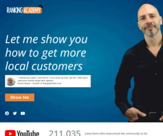 Rankingacademy.co.uk(Helping You Get More Local Customers) Screenshot