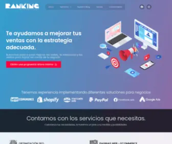 Rankingagencia.com(Te ayudamos a hacerlo) Screenshot