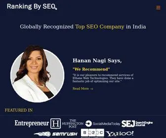 Rankingbyseo.com(Ranking By SEO India) Screenshot