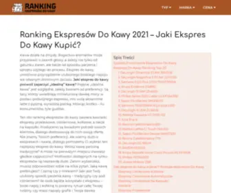 Rankingekspresowdokawy.pl(Ranking Ekspresów Do Kawy) Screenshot