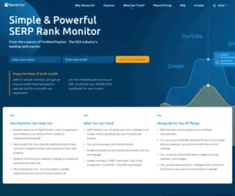 Rankitor.com(Simple & Powerful SERP Rank Monitor) Screenshot