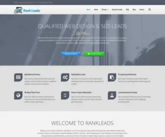 Rankleads.com(Rankleads Generates Leads for Internet Marketing Agencies) Screenshot