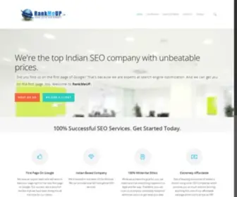 Rankmeup.in(SEO Services in Amritsar) Screenshot