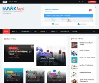 Ranknepal.com(Rank Nepal) Screenshot