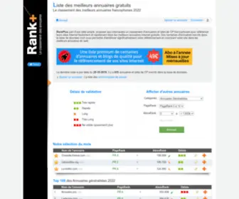 Rankplus.fr(Forum webmaster webdesigner) Screenshot