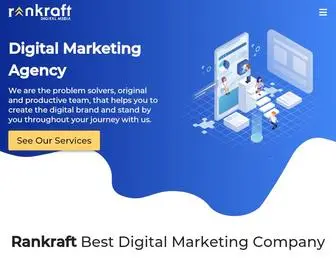 Rankraft.com(Rankraft is a Digital marketing agency) Screenshot