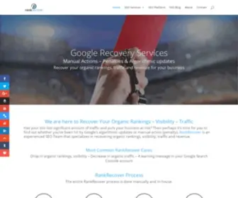 Rankrecover.com(Google Penalty Assessment and Recovery Services) Screenshot