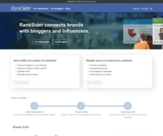 Ranksider.com(Sartseite) Screenshot