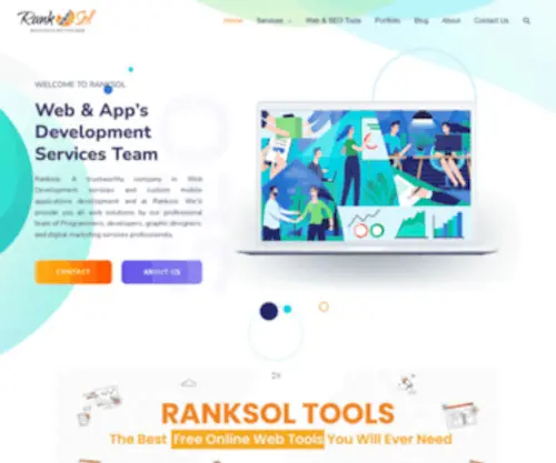 Ranksol.com(Waving a Better Web) Screenshot