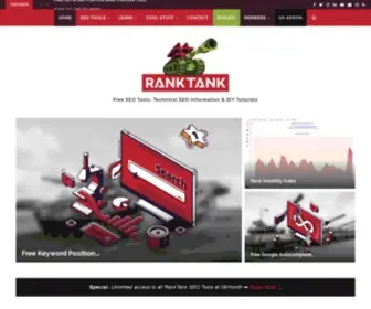 Ranktank.org(Free SEO Tools & Learn To Build Your Own) Screenshot