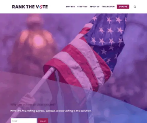 Rankthevote.us(Rank the Vote) Screenshot