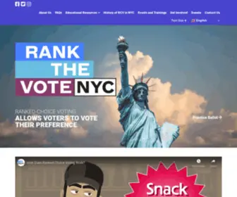 Rankthevotenyc.org(Rank the Vote) Screenshot