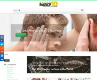 Ranky10.com(Top10 Rankings) Screenshot