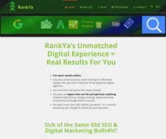 Rankya.com(The Official RankYa Website) Screenshot