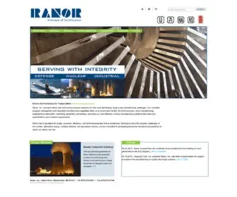 Ranor.com(Ranor Corporation) Screenshot