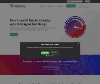 Ranorex.com(Test Automation for GUI Testing) Screenshot
