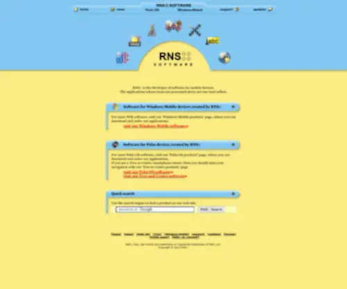 Ranosoft.net(Palm OS and Windows Mobile Software Developers) Screenshot