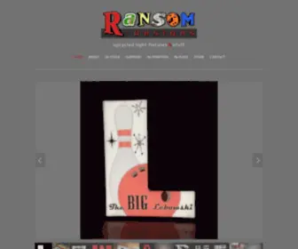 Ransomdesigns.com(RANSOM designs) Screenshot