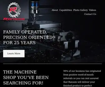 Ransommachineworks.com(Ransom Machine Works) Screenshot