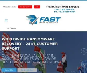 Ransomware-Recovery.com.au(Ransomware Recovery & Decryption) Screenshot