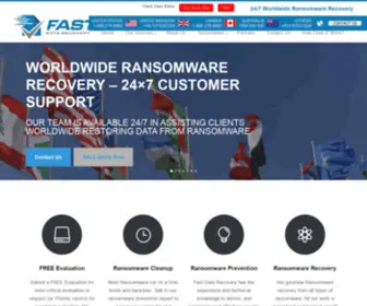 Ransomware-Recovery.com(24/7 Worldwide Ransomware Data Recovery Services) Screenshot