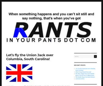 Rantsinyourpants.com(Rants in Your Pants) Screenshot