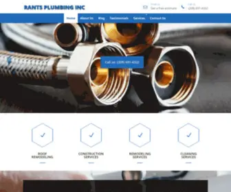 Rantsplumbinginc.com(Coeur d'Alene ID Plumber) Screenshot