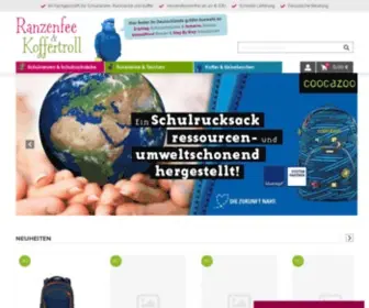 Ranzenfee-Koffertroll.de(Schulrucksäcke) Screenshot