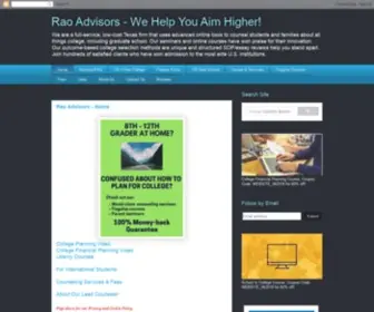 Raoadvisors.com(Rao Advisors) Screenshot