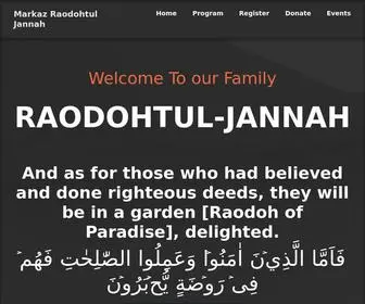 Raodoh.com(Markaz Raodohtil jannah) Screenshot