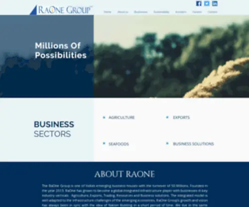 Raonegroup.com(The RaOne Group) Screenshot