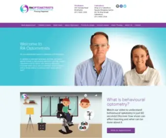 Raoptometrists.com.au(North Brisbane Optometrist) Screenshot