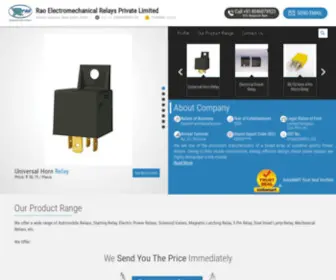 Raorelays.in(Rao Electromechanical Relays Private Limited) Screenshot