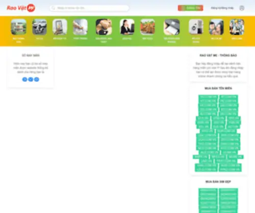Raovat.me(Đang tin Rao Vặt Miễn Phí 100% tại website) Screenshot