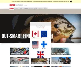 Rapala.ca(Rapala) Screenshot