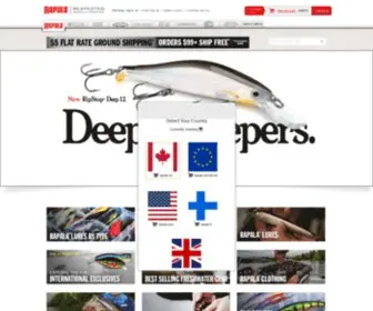 Rapala.com(Rapala) Screenshot