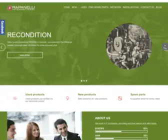 Rapanelli.com(Olive oil machine used or new and spare parts) Screenshot