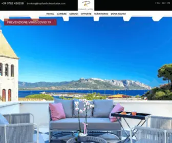 Raphaelhotelarbatax.com(Raphael Hotel Arbatax) Screenshot