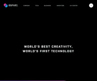 Raphas.com(Raphas is a pioneering world) Screenshot