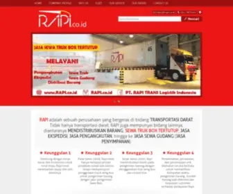 Rapi.co.id(JASA TRUK CONTAINER) Screenshot