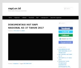 Rapi.or.id(Radio Antar Penduduk Indonesia 10) Screenshot