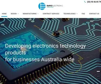 Rapid-Electronics.com.au(Rapid Electronic Solutions) Screenshot