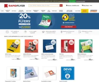 Rapid-Flyer.com(Votre imprimerie en ligne depuis 2003) Screenshot