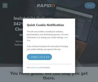 Rapid7.com(Endpoint to Cloud) Screenshot